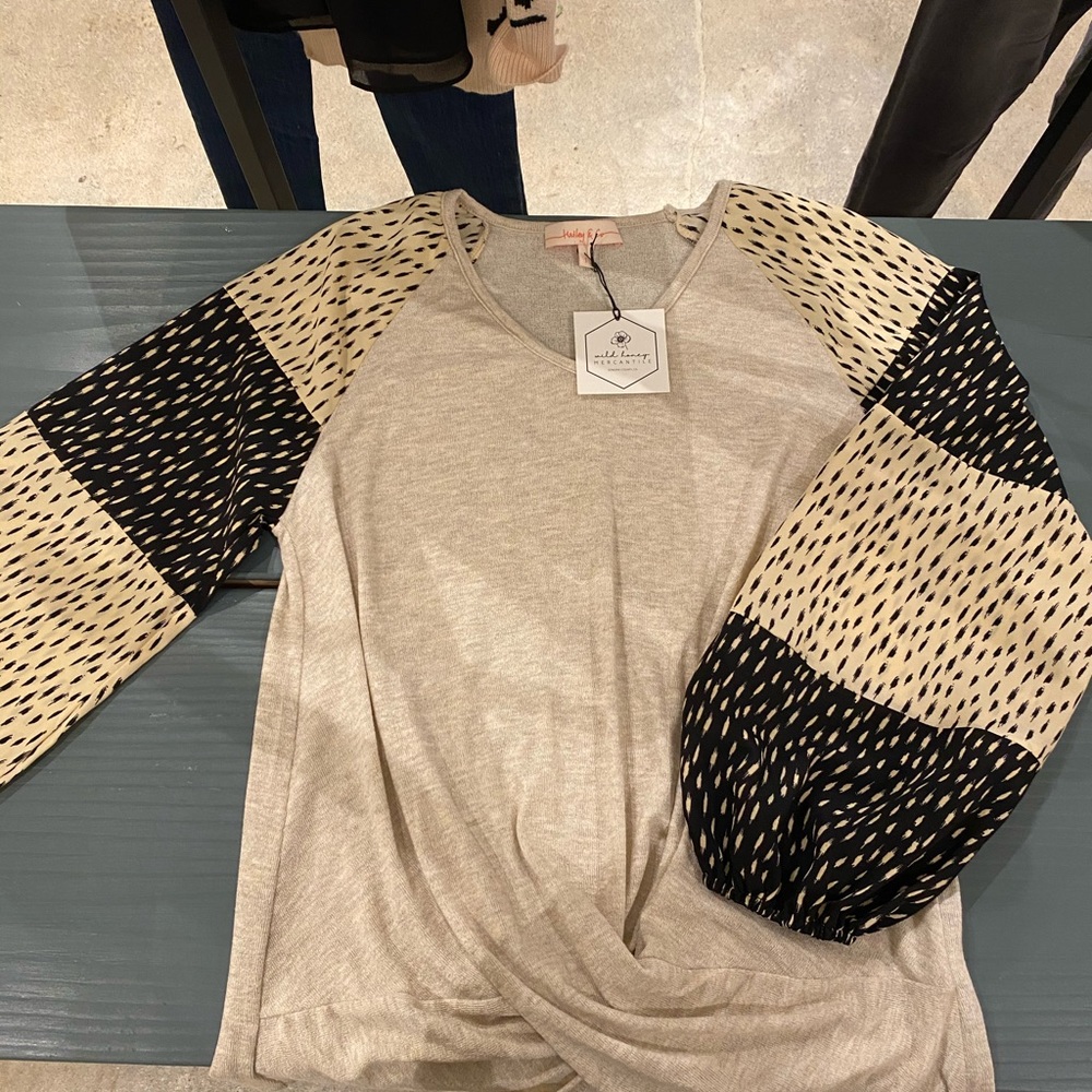 Brooke long sleeve top